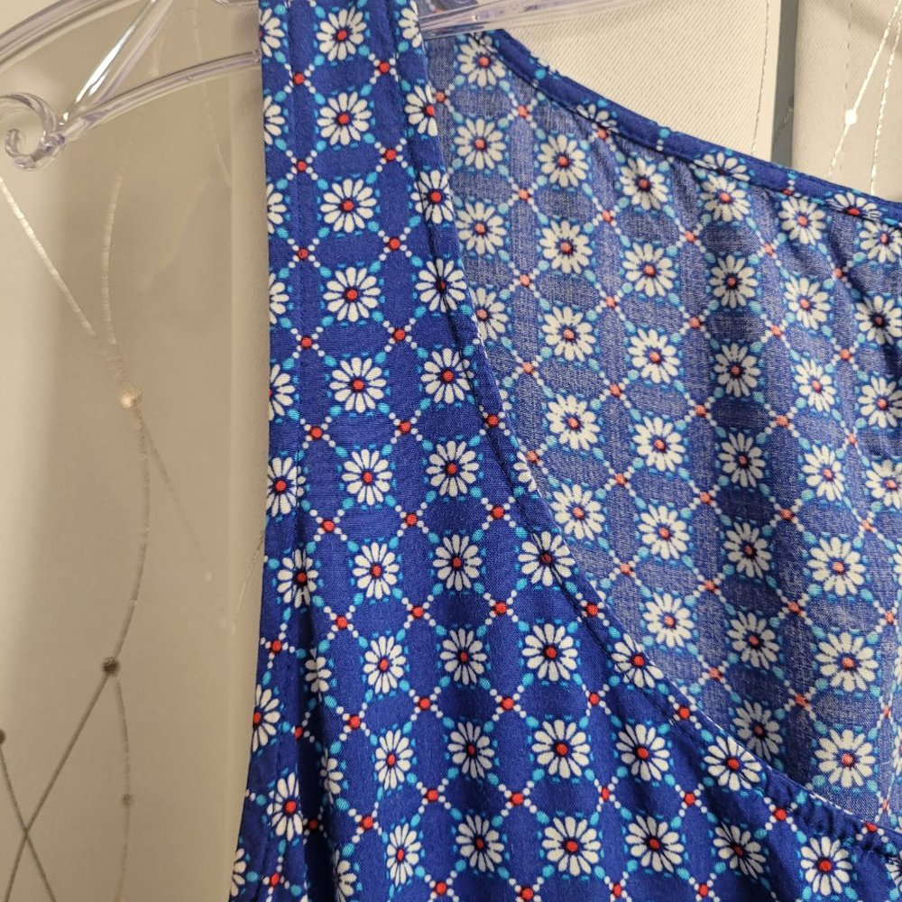Gap Blue patterned A line dress - Picture 3 of 6
